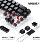 CYBEART | Akula 65 Lite - Compact 65% Wired RGB Mechanical Keyboard | MKXI Switches | 5-Layer Gasket | Hot-Swappable (Black) - Image 7