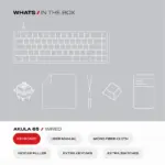 CYBEART | Akula 65 Lite - Compact 65% Wired RGB Mechanical Keyboard | MKXI Switches | 5-Layer Gasket | Hot-Swappable (Black) - Image 2
