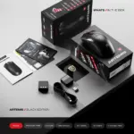 CYBEART | Artemis 52g Ultra-light Wireless Gaming Mouse | Dual 300mA Hyperswap™ Battery | 24,000 DPI | 1K Polling Rate | 80M Kailh Switches | Tri Mode (Black) - Image 2
