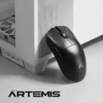 CYBEART | Artemis 52g Ultra-light Wireless Gaming Mouse | Dual 300mA Hyperswap™ Battery | 24,000 DPI | 1K Polling Rate | 80M Kailh Switches | Tri Mode (Black) - Image 10
