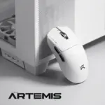CYBEART | Artemis 52g Ultra-light Wireless Gaming Mouse | Dual 300mA Hyperswap™ Battery | 24,000 DPI | 1K Polling Rate | 80M Kailh Switches | Tri Mode (White) - Image 10