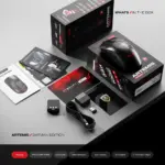 CYBEART | Artemis - The Batman 52g Ultra-light Wireless Gaming Mouse | Dual 300mA Hyperswap™ Battery | 24,000 DPI | 1K Polling Rate | 80M Kailh Switches | Tri Mode - Image 2