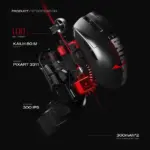 CYBEART | Artemis - The Batman 52g Ultra-light Wireless Gaming Mouse | Dual 300mA Hyperswap™ Battery | 24,000 DPI | 1K Polling Rate | 80M Kailh Switches | Tri Mode - Image 5