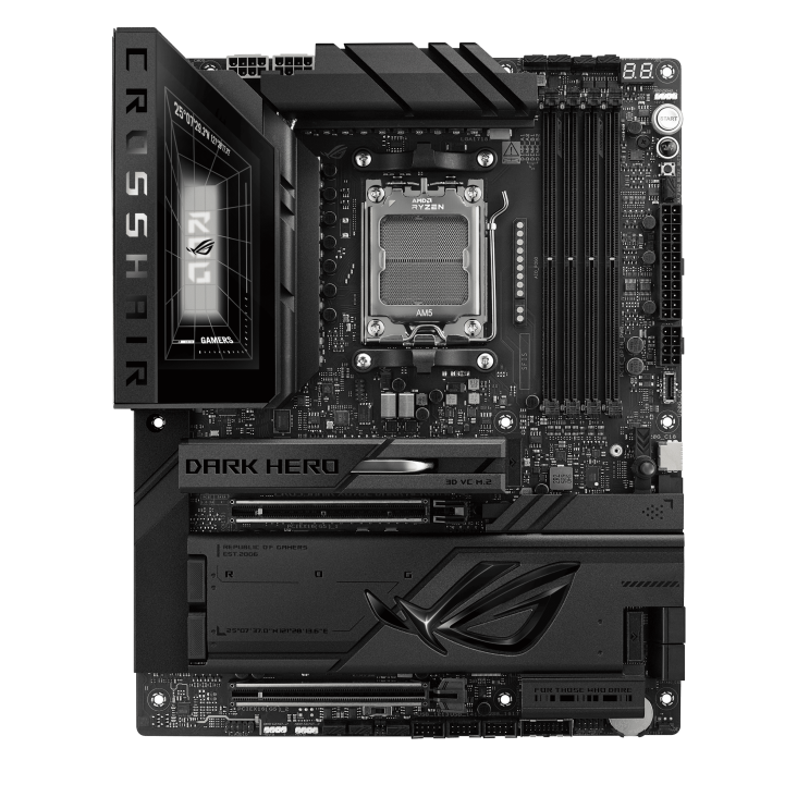 Asus ROG Crosshair X870E Dark Hero Motherboard Asus ROG Crosshair X870E Dark Hero Motherboard