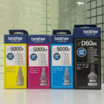 Brother BT-D60BK  Black & BT-5000 M/Y/C SET Ink Bottle Compatible with Brother Printers DCP-T220, DCP-T226, DCP-T420W, DCP-T426W, DCP-T520W, DCP-T525W, DCP-T820DW, MFC-T920DW, DCP-T310, DCP-T510W,DCP-T710W,MFC-T910DW, HL-T4000DW, MFC-T4500DW  (ORIGINAL)
