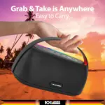 Blaupunkt 2025 Launch ATOMIK Grab 20W Party Speaker Boombox, Unbelievable Loud & Clear Music I Portable Carry Handle | A Perfect Carry Around Sound Partner for Outdoors I Light Weight Grab on the GO - Image 5