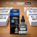 Brother BT-D60BK 108ml Black Ink Bottle Compatible with Brother Printers DCP-T220, DCP-T226, DCP-T420W, DCP-T426W, DCP-T520W, DCP-T525W, DCP-T820DW, MFC-T920DW, DCP-T310, DCP-T510W,DCP-T710W,MFC-T910DW, HL-T4000DW, MFC-T4500DW  (ORIGINAL) - Image 4