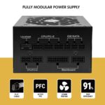 Circle CG RAW Power 750 Watt Fully Modular Power Supply, 80+ Gold, ATX 3.1 & PCIe 5.1 Ready, Braided Cables, 120mm Silent FDB Fan, 7-Year Warranty - Image 10