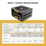 Circle CG RAW Power 750 Watt Fully Modular Power Supply, 80+ Gold, ATX 3.1 & PCIe 5.1 Ready, Braided Cables, 120mm Silent FDB Fan, 7-Year Warranty - Image 8