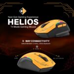 Cosmic Byte Black Helios Tri-Mode Mouse with Software Support, 1000Hz Polling Rate | Wired + 2.4GHz Wireless + Bluetooth Gaming Mouse | 10,000 DPI | 1000Hz Polling | Huano 10M | 5 Programmable Buttons | RGB | Lightweight 81g | PTFE | Software (Black) - Image 7