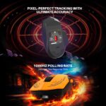 Cosmic Byte Black Helios Tri-Mode Mouse with Software Support, 1000Hz Polling Rate | Wired + 2.4GHz Wireless + Bluetooth Gaming Mouse | 10,000 DPI | 1000Hz Polling | Huano 10M | 5 Programmable Buttons | RGB | Lightweight 81g | PTFE | Software (Black) - Image 6