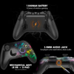 Cosmic Byte Lumora Tri Mode Controller for PC, Dedicated Software Support, Cloak RGB, Mechanical Switches - Image 6