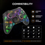 Cosmic Byte Lumora Tri Mode Controller for PC, Dedicated Software Support, Cloak RGB, Mechanical Switches - Image 2