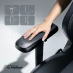 CYBEART | Ghost (Black) - APEX Series Gaming / Office Chair | 4D Lumbar, 4D Armrest, Endura™ Leatherette, AeroMag™ Pillow, Recline & Tilt - Image 10