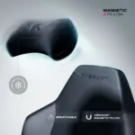 CYBEART | Ghost (Black) - APEX Series Gaming / Office Chair | 4D Lumbar, 4D Armrest, Endura™ Leatherette, AeroMag™ Pillow, Recline & Tilt - Image 6