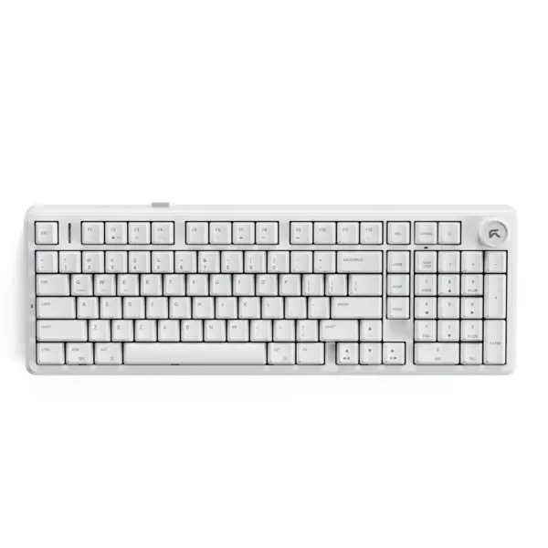 Cybeart Akula 99-Compact Full Size White RGB Keyboard