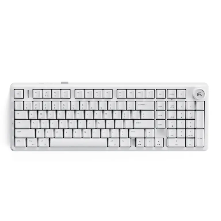 Cybeart Akula 99-Compact Full Size White RGB Keyboard