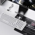 CYBEART | Akula 99 - Compact Full Size Wireless RGB Mechanical Keyboard | MKI Pre-Lubed Switches | 8000 mAh Battery | 5-Layer Gasket | Hot-Swappable | Tri-Mode (White ) - Image 3