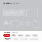 CYBEART | Akula 99 - Compact Full Size Wireless RGB Mechanical Keyboard | MKI Pre-Lubed Switches | 8000 mAh Battery | 5-Layer Gasket | Hot-Swappable | Tri-Mode (White ) - Image 2