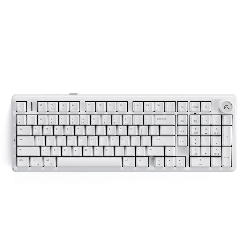 Cybeart Akula 99-Compact Full Size White RGB Keyboard