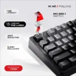 CYBEART | Akula 99 -  Compact Full Size Wireless RGB Mechanical Keyboard | MKI Pre-Lubed Switches | 8000 mAh Battery | 5-Layer Gasket | Hot-Swappable | Tri-Mode (Signature Edition) - Image 7
