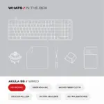 CYBEART | Akula 99 Lite - Compact Full Size Wired RGB Mechanical Keyboard | MKXI Switches | 5-Layer Gasket | Hot-Swappable (Black) - Image 3