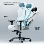 Cybeart Apex Series - Arctic White Gaming Chair - Image 7