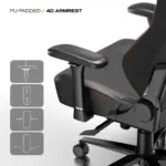 CYBEART | The Batman -  NEO Series Gaming / Office Chair | 4D Armrest, NeoTek™ Leatherette, AeroMag™ Neck & Lumbar Pillow, Recline & Tilt - Image 8