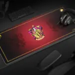Cybeart | Gryffindor Classic Gaming Desk Mat (XXL - 900x400x4mm) | Waterproof, Never Slip Base, Stitched Edges, Esports Grade - Image 9
