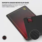 Cybeart | Gryffindor Classic Gaming Desk Mat (XXL - 900x400x4mm) | Waterproof, Never Slip Base, Stitched Edges, Esports Grade - Image 7