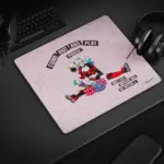 Cybeart | Harley Quinn Gaming Mouse Pad (Large - 450x400x4mm) | Waterproof, Never Slip Base, Stitched Edges, Esports Grade - Image 9