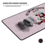 Cybeart | Harley Quinn Gaming Desk Mat (XXL - 900x400x4mm) | Waterproof, Never Slip Base, Stitched Edges, Esports Grade - Image 6