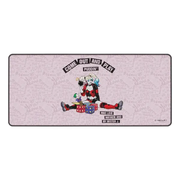Cybeart Harley Quinn XXL Gaming Mouse Mat