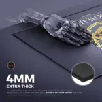 Cybeart | Hogwarts Gaming Mouse Pad (Large - 450x400x4mm) | Waterproof, Never Slip Base, Stitched Edges, Esports Grade - Image 4
