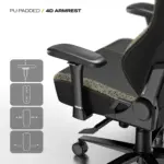 CYBEART | Imperial - NEO Series Gaming / Office Chair | 4D Armrest, NeoTek™ Leatherette, AeroMag™ Neck & Lumbar Pillow, Recline & Tilt - Image 9