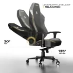 CYBEART | Imperial - NEO Series Gaming / Office Chair | 4D Armrest, NeoTek™ Leatherette, AeroMag™ Neck & Lumbar Pillow, Recline & Tilt - Image 7