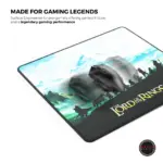 Cybeart | Lord of The Rings Gaming Mouse Pad (Large - 450x400x4mm) | Waterproof, Never Slip Base, Stitched Edges, Esports Grade - Image 5