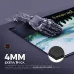 Cybeart | Lord of The Rings Gaming Mouse Pad (Large - 450x400x4mm) | Waterproof, Never Slip Base, Stitched Edges, Esports Grade - Image 3