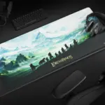 Cybeart | Lord of The Rings Gaming Desk Mat (XXL - 900x400x4mm) | Waterproof, Never Slip Base, Stitched Edges, Esports Grade - Image 2