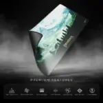 Cybeart | Lord of The Rings Gaming Desk Mat (XXL - 900x400x4mm) | Waterproof, Never Slip Base, Stitched Edges, Esports Grade - Image 3