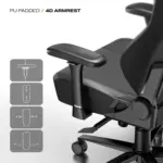 CYBEART | Lord of the Rings - NEO Series Gaming / Office Chair | 4D Armrest, NeoTek™ Leatherette, AeroMag™ Neck & Lumbar Pillow, Recline & Tilt - Image 10