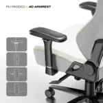 CYBEART | Lunar-NEO Series Gaming / Office Chair | 4D Armrest, NeoTek™ Leatherette, AeroMag™ Neck & Lumbar Pillow, Recline & Tilt - Image 8