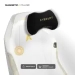 CYBEART | Lunar-NEO Series Gaming / Office Chair | 4D Armrest, NeoTek™ Leatherette, AeroMag™ Neck & Lumbar Pillow, Recline & Tilt - Image 4