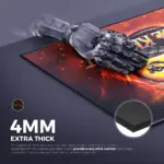 Cybeart | Mortal Kombat Gaming Mouse Pad (Large - 450x400x4mm) | Waterproof, Never Slip Base, Stitched Edges, Esports Grade - Image 4
