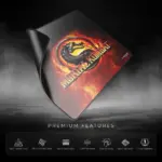 Cybeart | Mortal Kombat Gaming Mouse Pad (Large - 450x400x4mm) | Waterproof, Never Slip Base, Stitched Edges, Esports Grade - Image 2