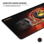 Cybeart | Mortal Kombat Gaming Desk Mat (XXL - 900x400x4mm) | Waterproof, Never Slip Base, Stitched Edges, Esports Grade - Image 6