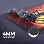 Cybeart | Mortal Kombat Gaming Desk Mat (XXL - 900x400x4mm) | Waterproof, Never Slip Base, Stitched Edges, Esports Grade - Image 4