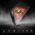 Cybeart | Mortal Kombat Gaming Desk Mat (XXL - 900x400x4mm) | Waterproof, Never Slip Base, Stitched Edges, Esports Grade - Image 2