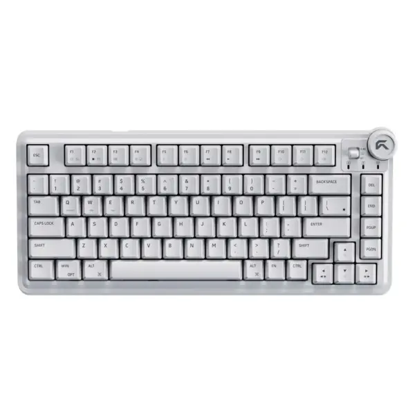 Cybeart Nighthawk 75-TKL White RGB Keyboard