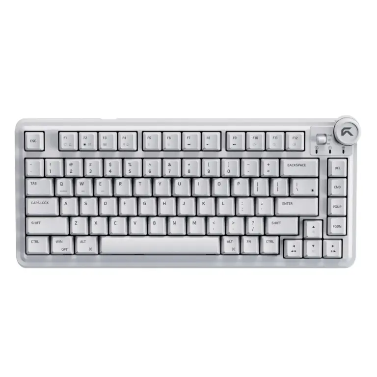 Cybeart Nighthawk 75-TKL White RGB Keyboard